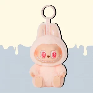 Labubu Rosa - Sentado