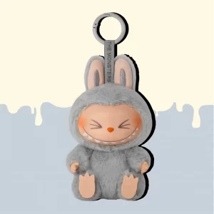 Labubu Cinza - Sentado