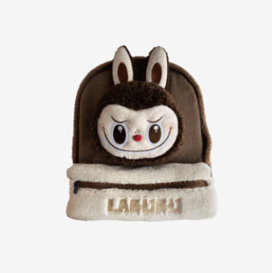 Mochila LABUBU Berber Fleece Marrom | POP MART
